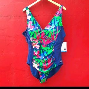 Dolphin Aquashape Tropic One Piece Curvy Swim Gift